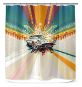 Autumn Avenue Shower Curtain